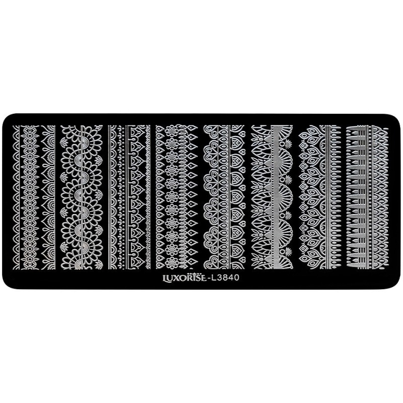 Matrita Metalica Stampila Unghii Luxorise, Nuts For You