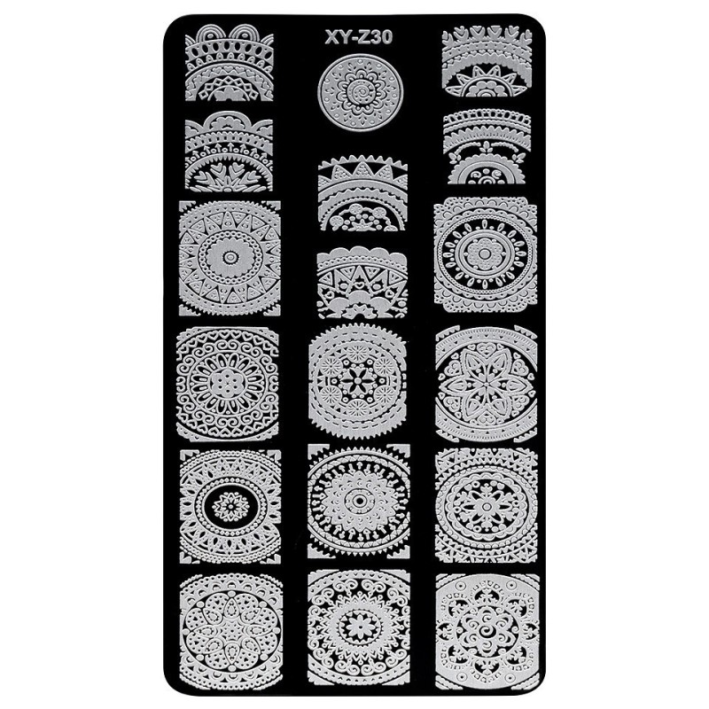 Matrita Metalica Stampila Unghii Luxorise, Pure Dream Xy-Z30