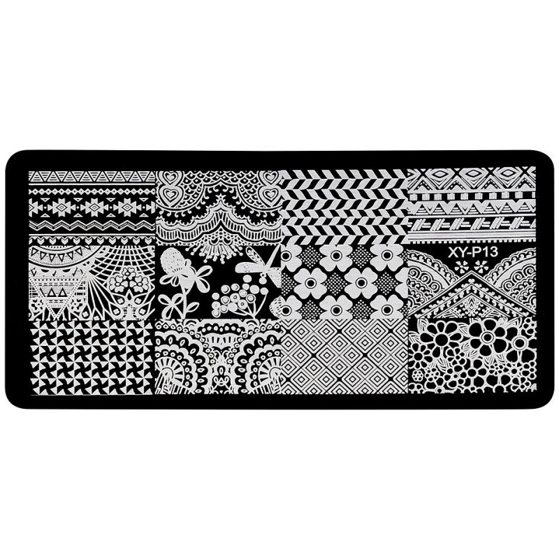 Matrita Metalica Stampila Unghii Luxorise, Reign Of Secrets Xy-P13