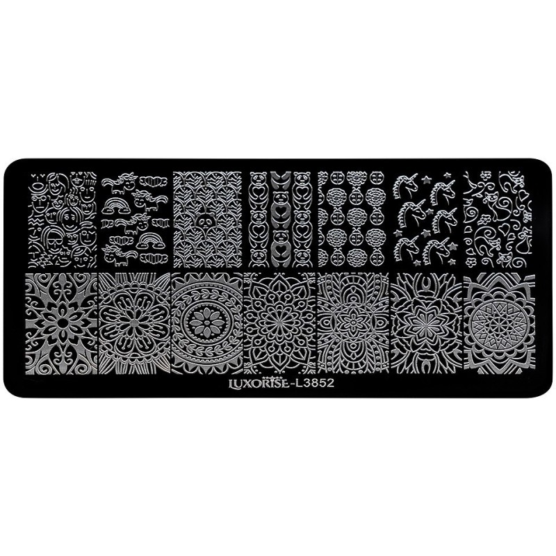 Matrita Metalica Stampila Unghii Luxorise, Unicorn Future