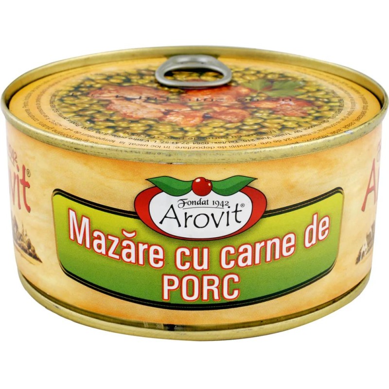 Mazare cu Carne de Porc Arovit, 300 g