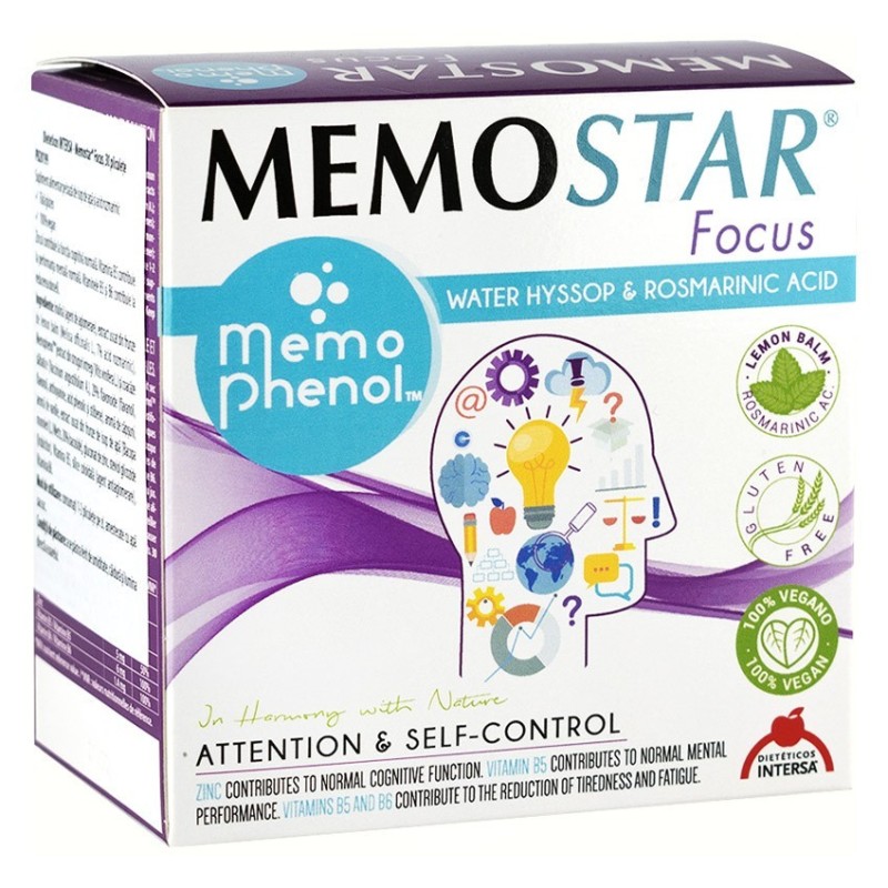 Memostar Focus, 30 Pliculete Dieteticos Intersa