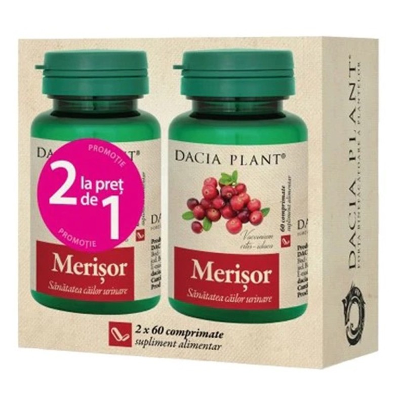 Merisor, 60 Comprimate 1+1 Cadou, Dacia Plant