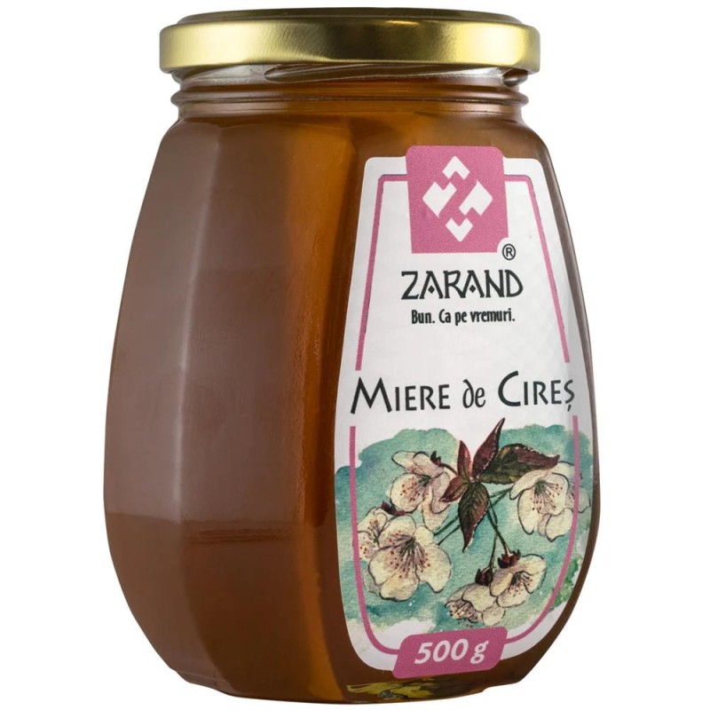 Miere de Cires, Poienita Zarand, Produs Romanesc, Bio, 500 g
