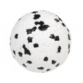 Minge din Cauciuc pentru Caini, Bloom M-Pets, Alb si Negru 7 cm
