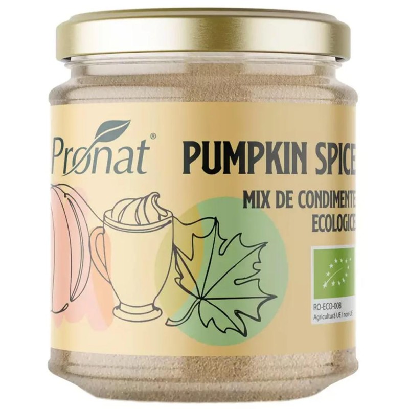 Mix de Condimente Pumpkin Spice, Bio, 90 g