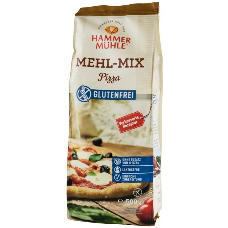 Mix de Faina pentru Pizza, 500 g, fara Gluten, Hammer Muhle