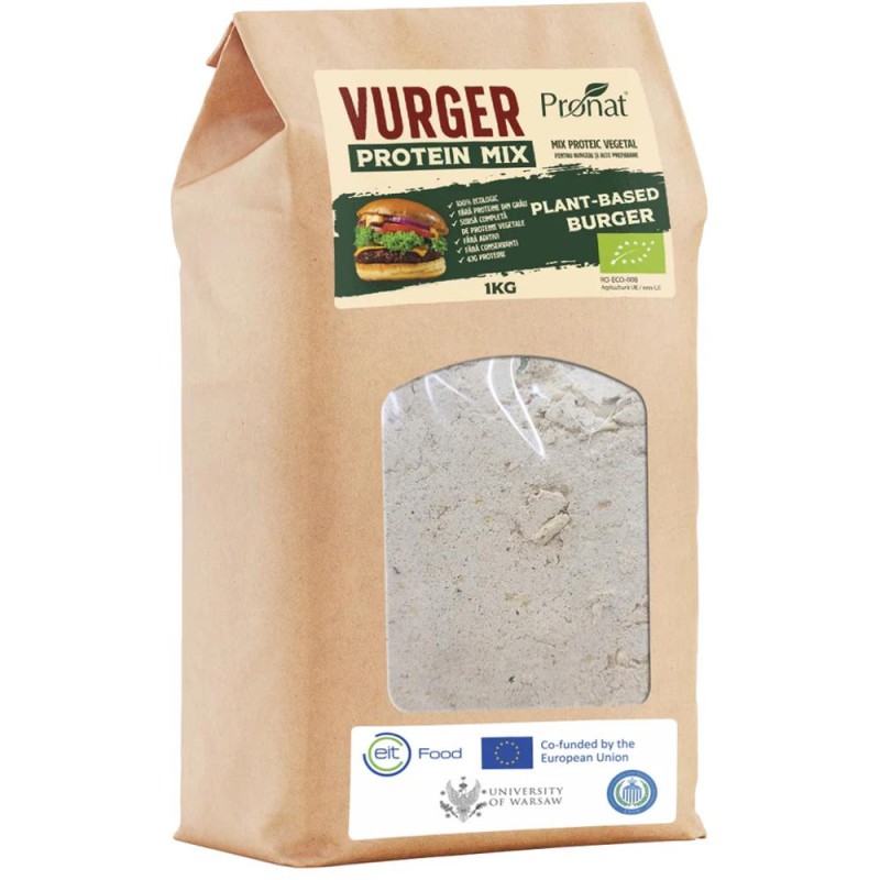 Mix Proteic Vegetal Ideal pentru Burgeri si Alte Preparate Vurger, Bio, 1 kg