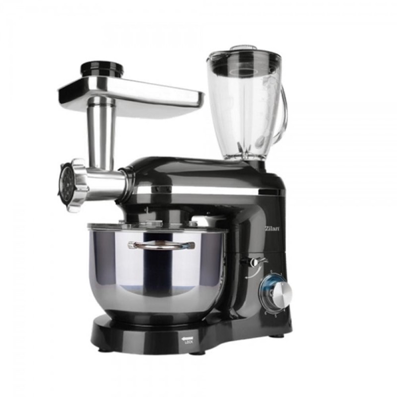 Mixer, Blender si Masina de Tocat, Putere 1400W, 6 + 1 Nivele de Control Al Vitezei