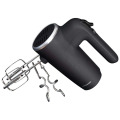 Mixer de Mana, 6 Viteze, 2 Carlige pentru Aluat, Negru, Cauciuc, 2 Palete, 500 W