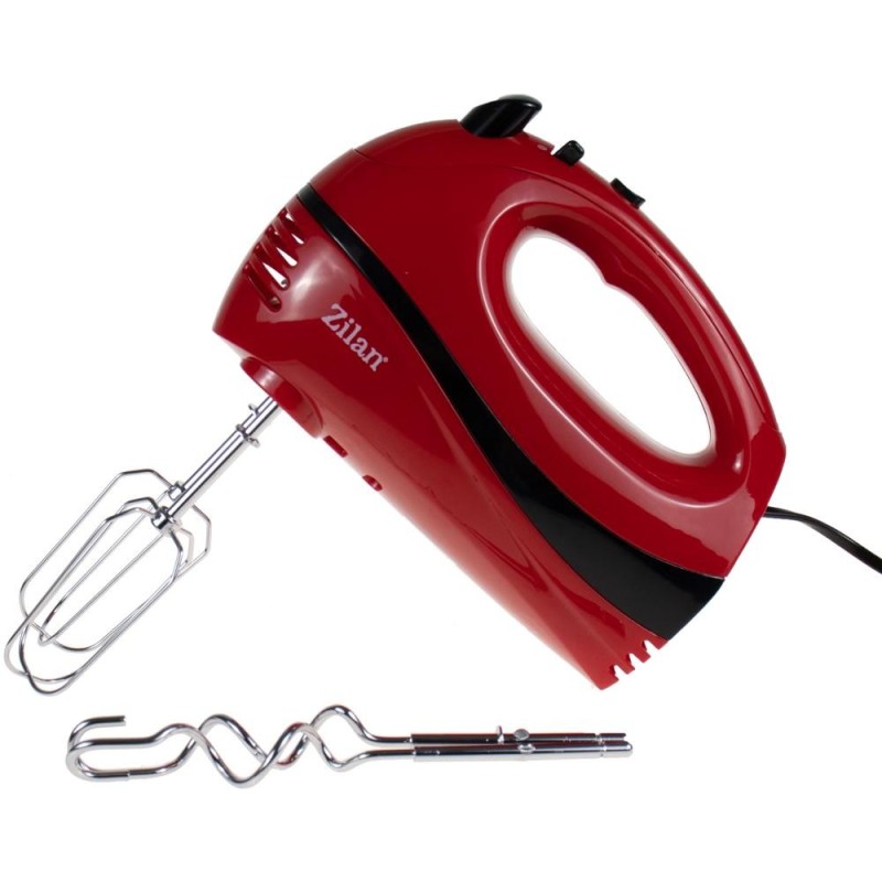 Mixer de Mana, Putere 300W, 5 Viteze, Rosu