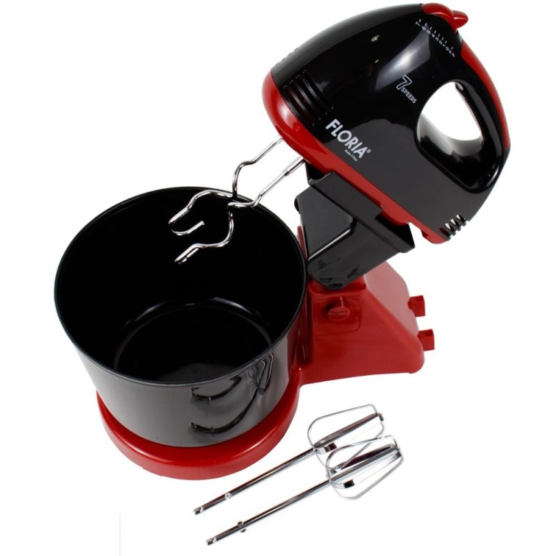 Mixer de Masa, Putere 150W, cu Bol Plastic, 7 Viteze