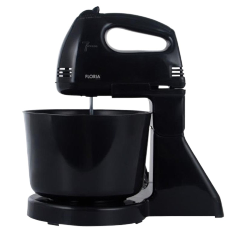 Mixer de Masa, Putere 150W, cu Bol Plastic, 7 Viteze