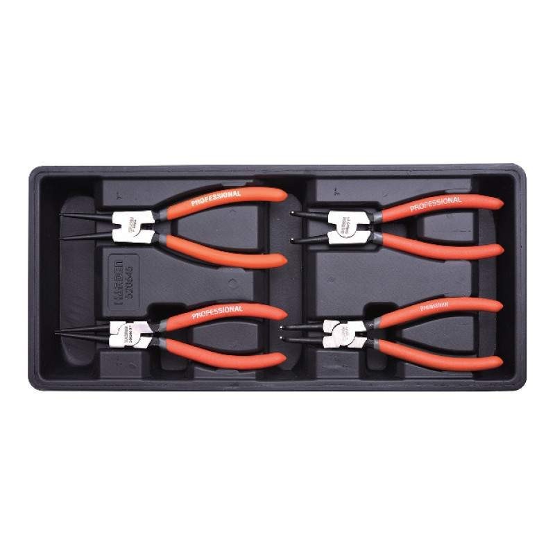 Modul B pentru Scule - 4 Piese, Clesti pentru Inele de Siguranta, Profesional, Harden