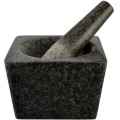 Mojar Patrat cu Pistil, Granit, 13 x 13 x 85 cm, Perfect Home