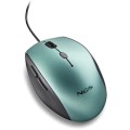 Mouse Optic cu Fir NGS Moth Ice, 1600DPI, Silent Click, Adaptor USB-C, Verde