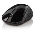 Mouse Wireless Nedis, 1600DPI, 3 Butoane, Negru