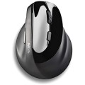Mouse Wireless Reincarcabil NGS Evo Moksha, 2400 DPI, Ergonomic, Negru