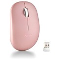 Mouse Wireless, USB, 1000DPI, Silent Click, Roz, NGS