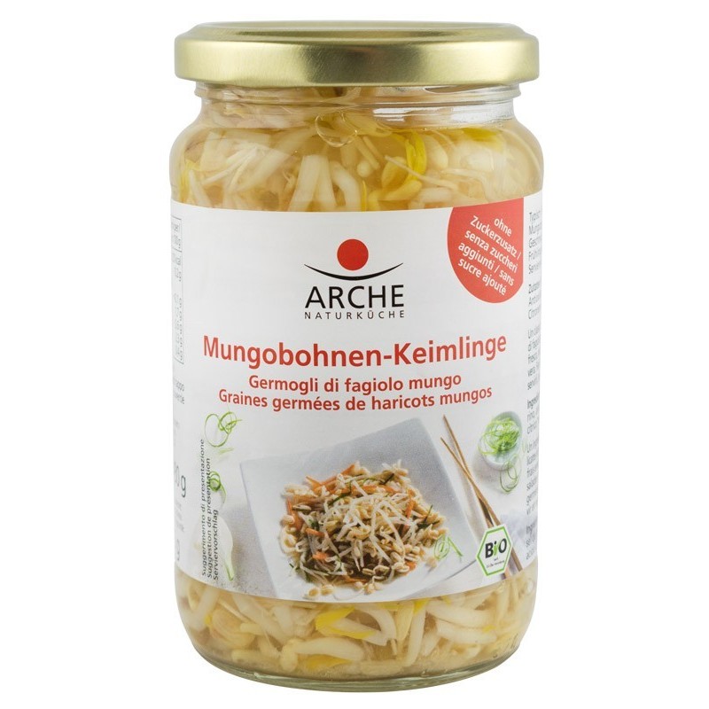 Muguri Bio de Fasole mung, 330 g / 175 g Arche
