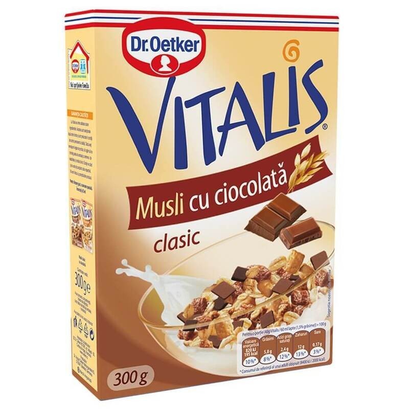 Musli Dr. Oetker cu Ciocolata 300 g