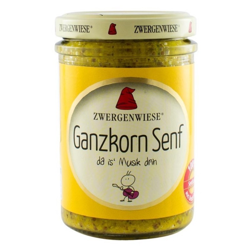 Mustar BIO cu Seminte de Mustar Intregi, 160 ml, Zwergenwiese