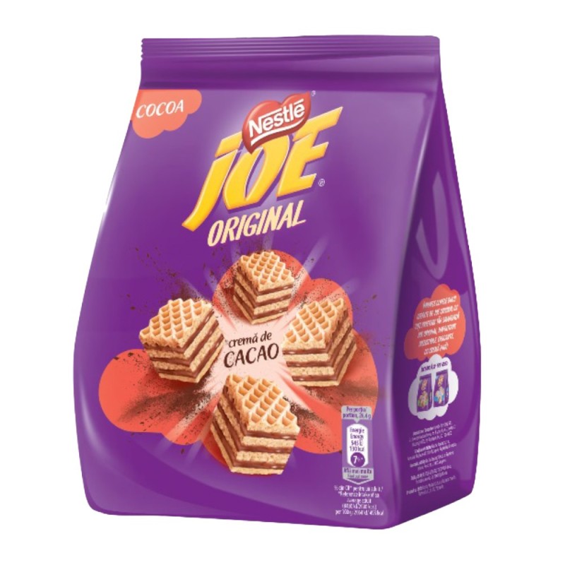 Napolitane cu Crema de Cacao Joe Original, Nestle, 160 g