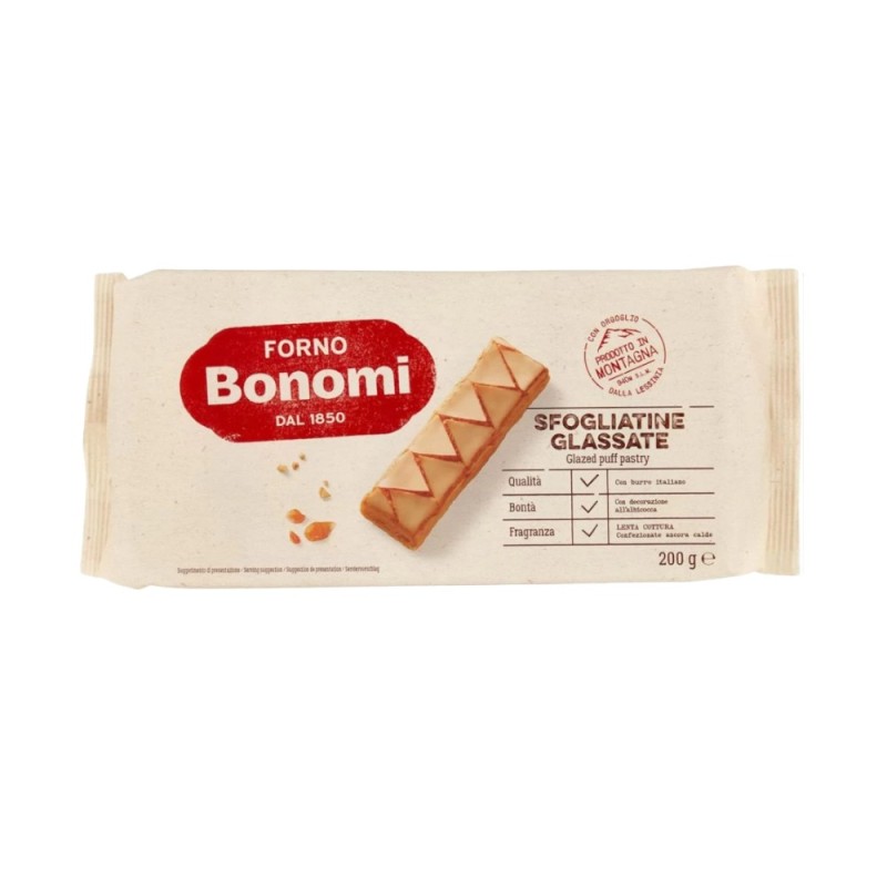 Napolitane Sfogliatine Glassate, Forno Bonomi, 135 g