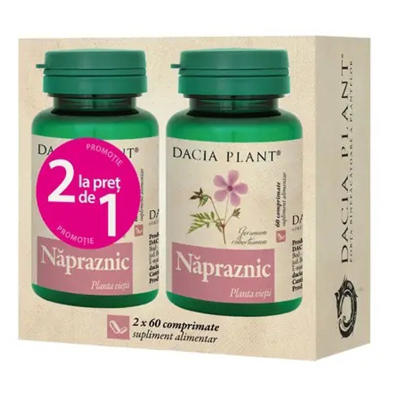 Napraznic, 60 Comprimate 1+1 Cadou, Dacia Plant