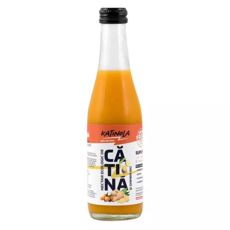 Nectar Bio de Catina cu Ghimbir, 250 ml, Katinola