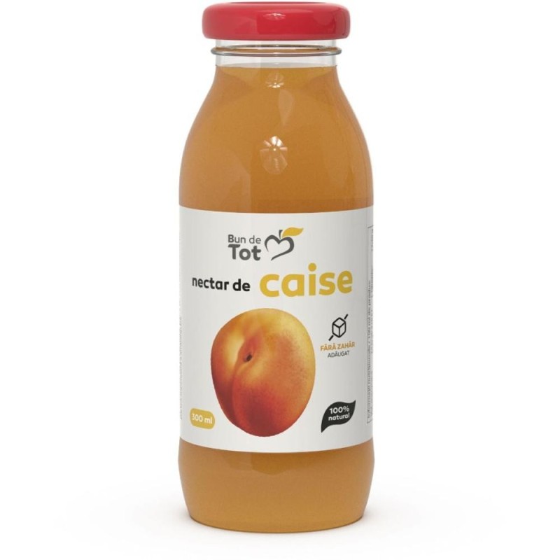 Nectar de Caise fara Zahar, 300 ml, Bun de Tot