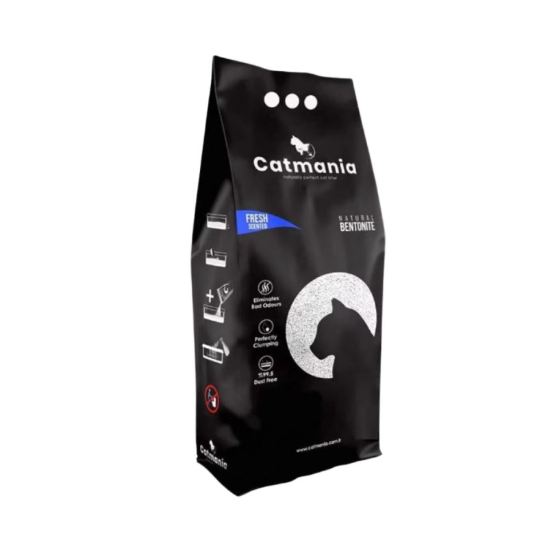 Nisip Litiera Bentonita Catmania Fresh, 10 l