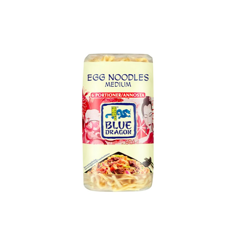 Noodles Taitei cu Ou, Blue Dragon, 300 g