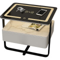 Noptiera Inteligenta, Incarcare Wireless, LED, 1 Sertar, Alb, Smart Heater