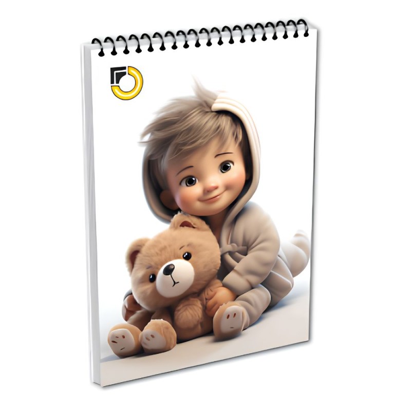 Notebook cu Spira, A7, Nandy, Multicolor