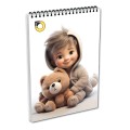 Notebook cu Spira, A7, Nandy, Multicolor