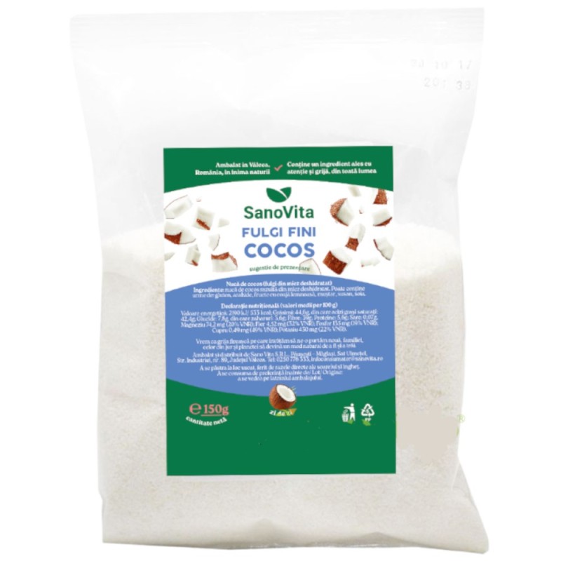 Nuca de Cocos, Sanovita, 150 g