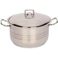 Oala din Inox cu Capac, 27.5 l, Diametru 40 cm, Argintie, Arian