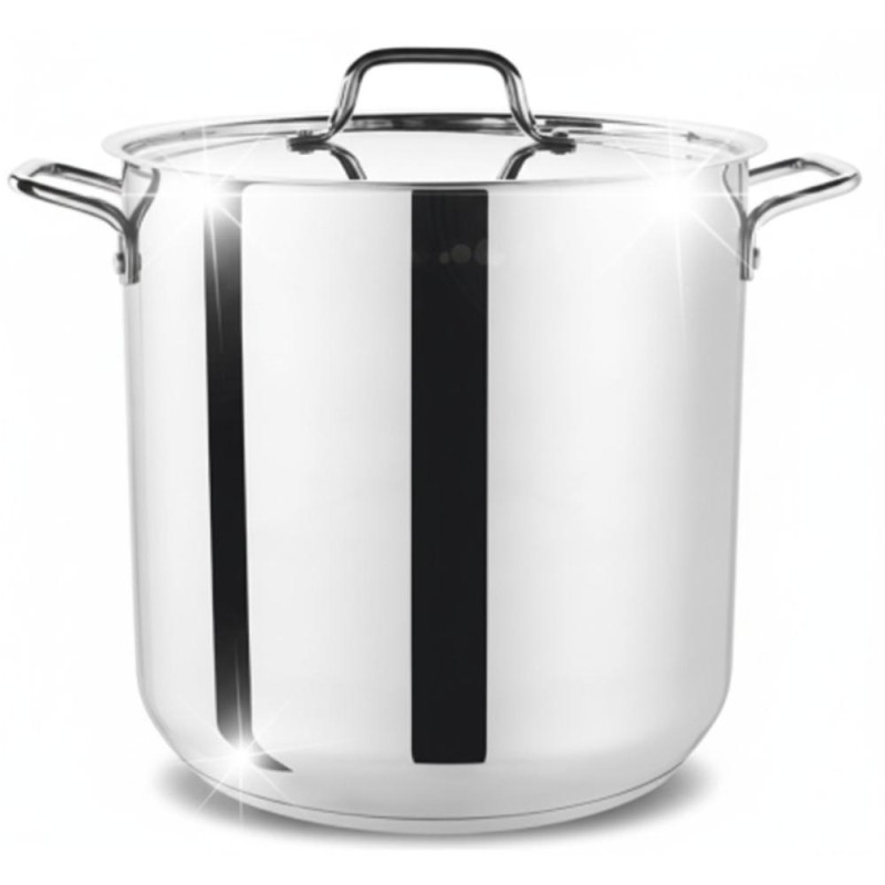 Oala din Inox cu Capac, 32 cm, 25 l, Grunberg