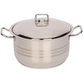 Oala din Inox cu Capac, 34 cm, 20 l, Perfect Home
