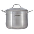 Oala din Inox cu Capac de Sticla 32 cm, Grunberg, 19 l