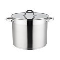 Oala din Inox cu Capac din Sticla, 22 cm, 7 l, Grunberg