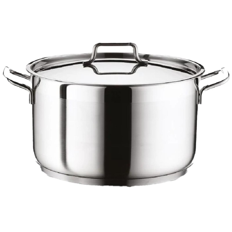 Oala din Otel Inoxidabil, 26 x 16 cm, 8.2 l, cu Capac, Perfect Home