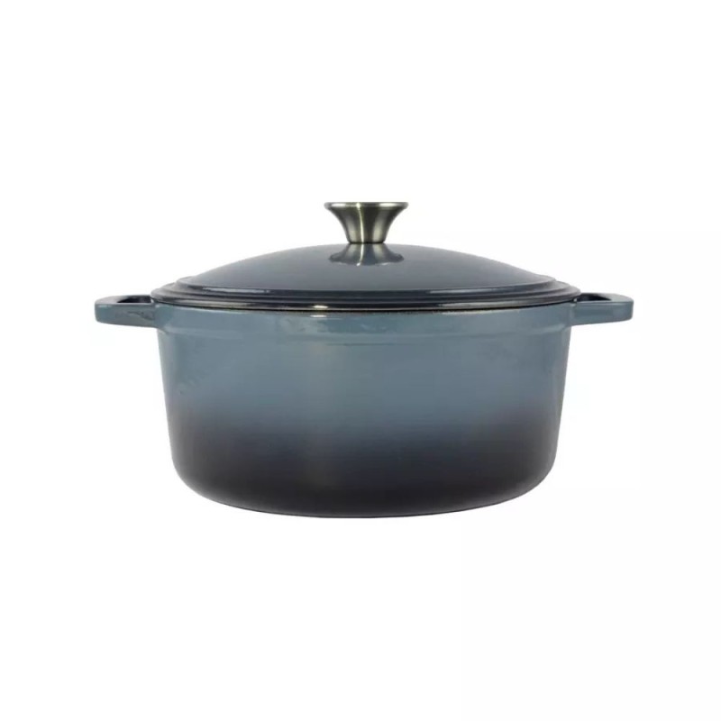Oala Fonta Emailata, Albastru, Perfect Home, 5.2 l, 26 cm