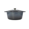 Oala Fonta Emailata, Perfect Home, Albastru, 8 l , 32 cm