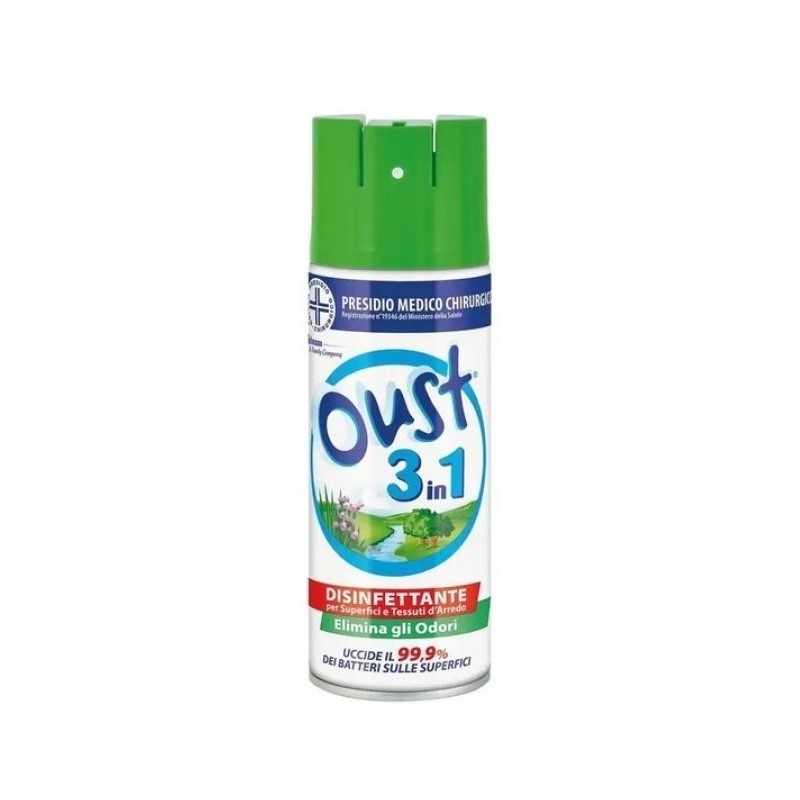 Odorizant de Camera cu Aerosol Oust 3 in 1 Outdoor Scent, Aer Curat, 400 ml