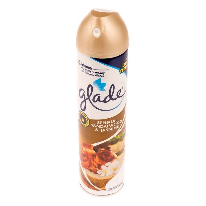 Odorizant de Camera Spray Glade, Lemn de Santal si Iasomie, 300 ml