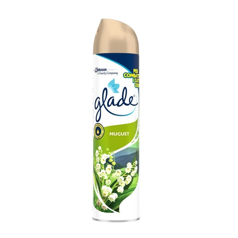 Odorizant de Camera Spray Glade, Muguet, Crin din Vale, 300 ml