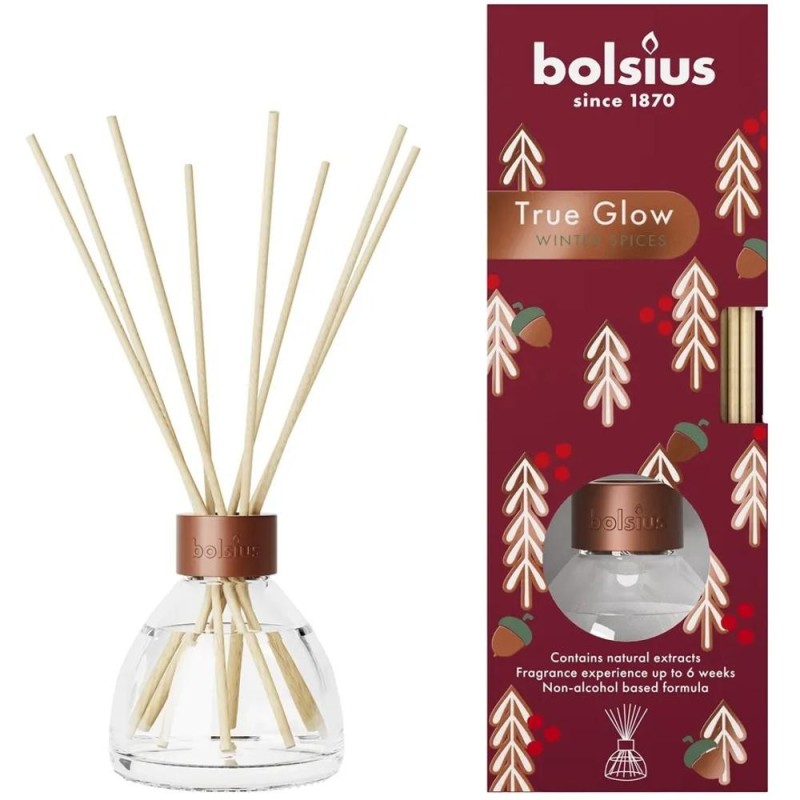 Odorizant Difuzor cu Betisoare pentru Casa, Condiment de Iarna, 60 ml, Bolsius