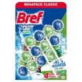 Odorizant Toaleta Bref Power Aktiv Pine, 3 x 50 g